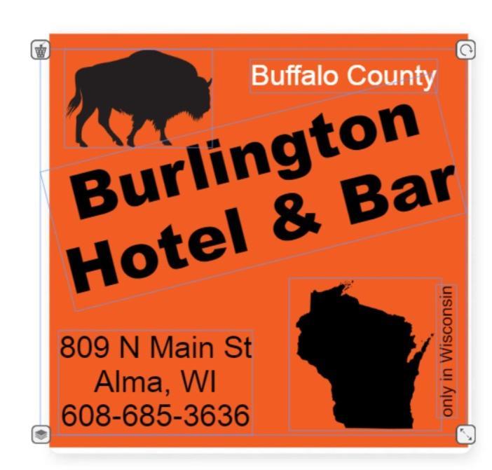 The Burlington Hotel & Bar - Alma Wi Dış mekan fotoğraf